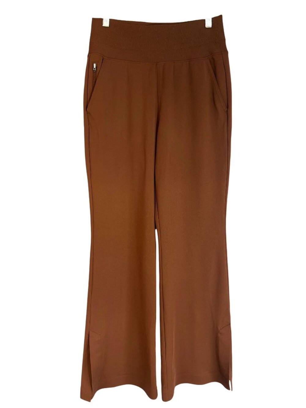 Athleta Venice High Rise Flare Pant S Mahogany Brown Wide Leg HTF color - Picture 3 of 14